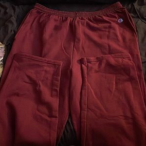 Deep Red Champion Sweatpants